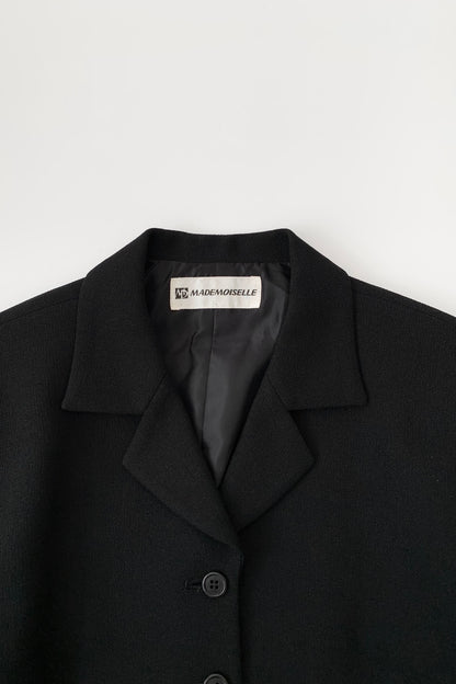 black classic tailored jacket
