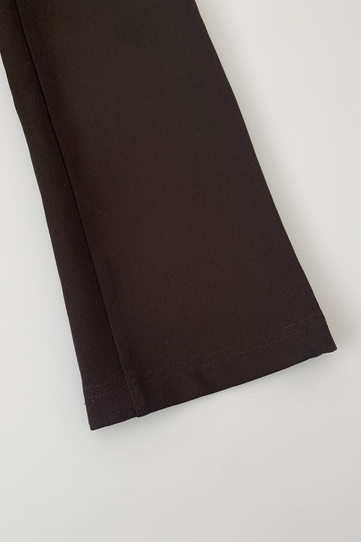dark brown high-waist pants