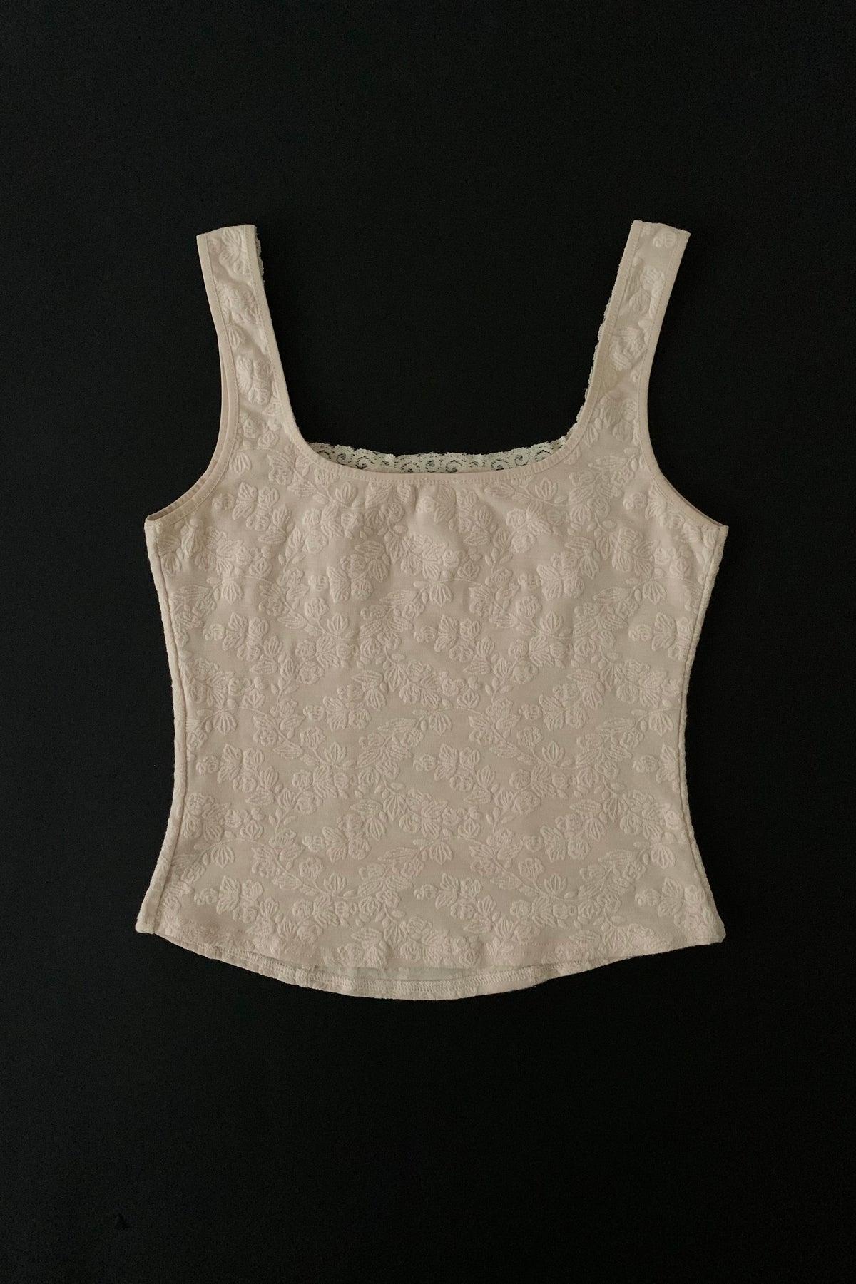 Canada pink jacquard camisole