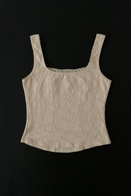 Canada pink jacquard camisole