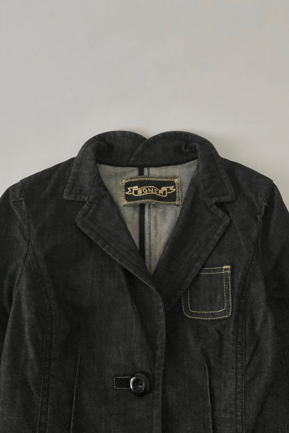 dark gray denim jacket