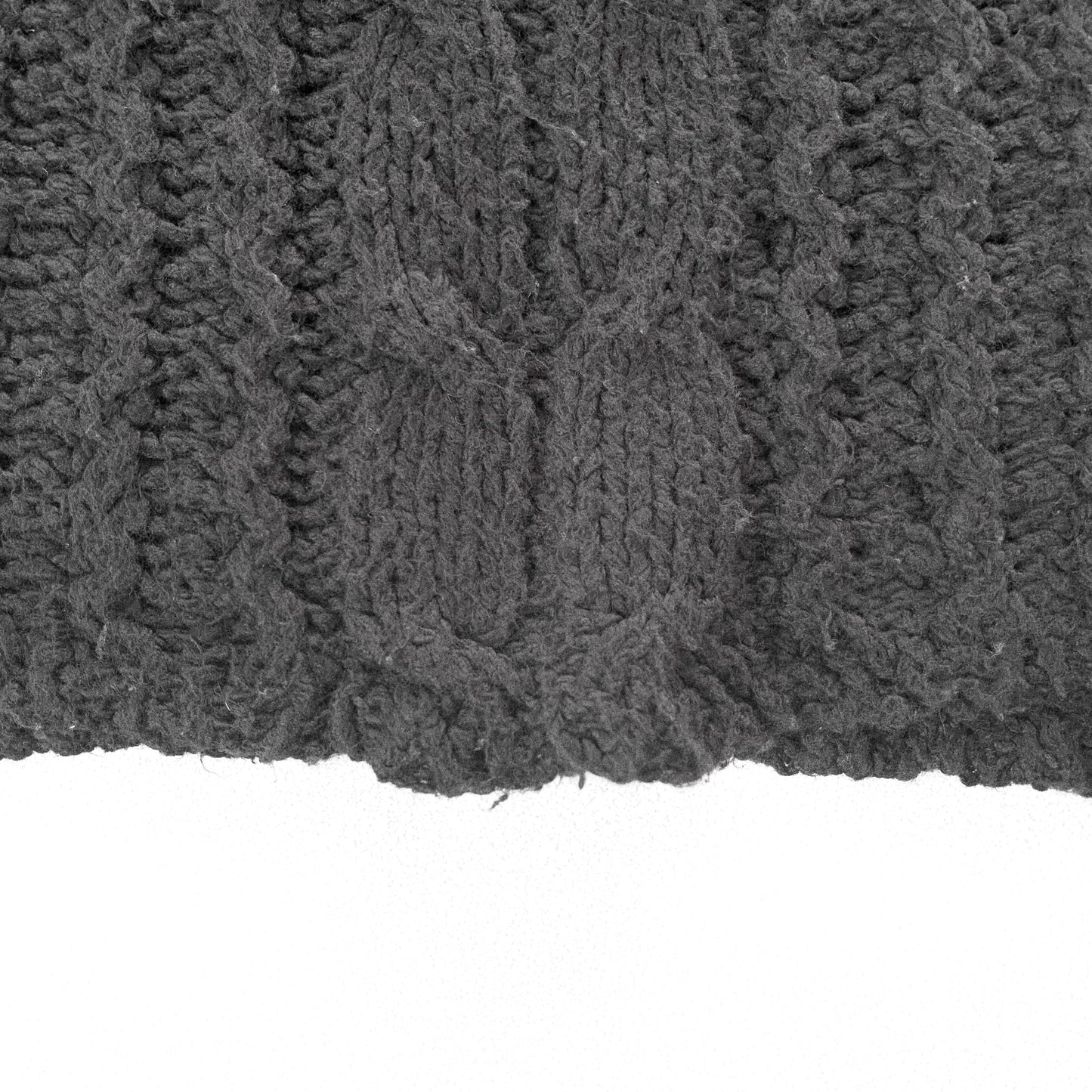 black knit design vest