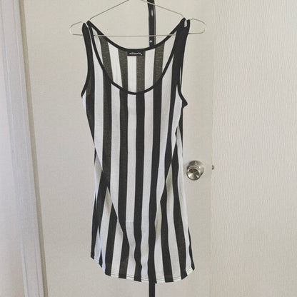 bi-color stripe tunic
