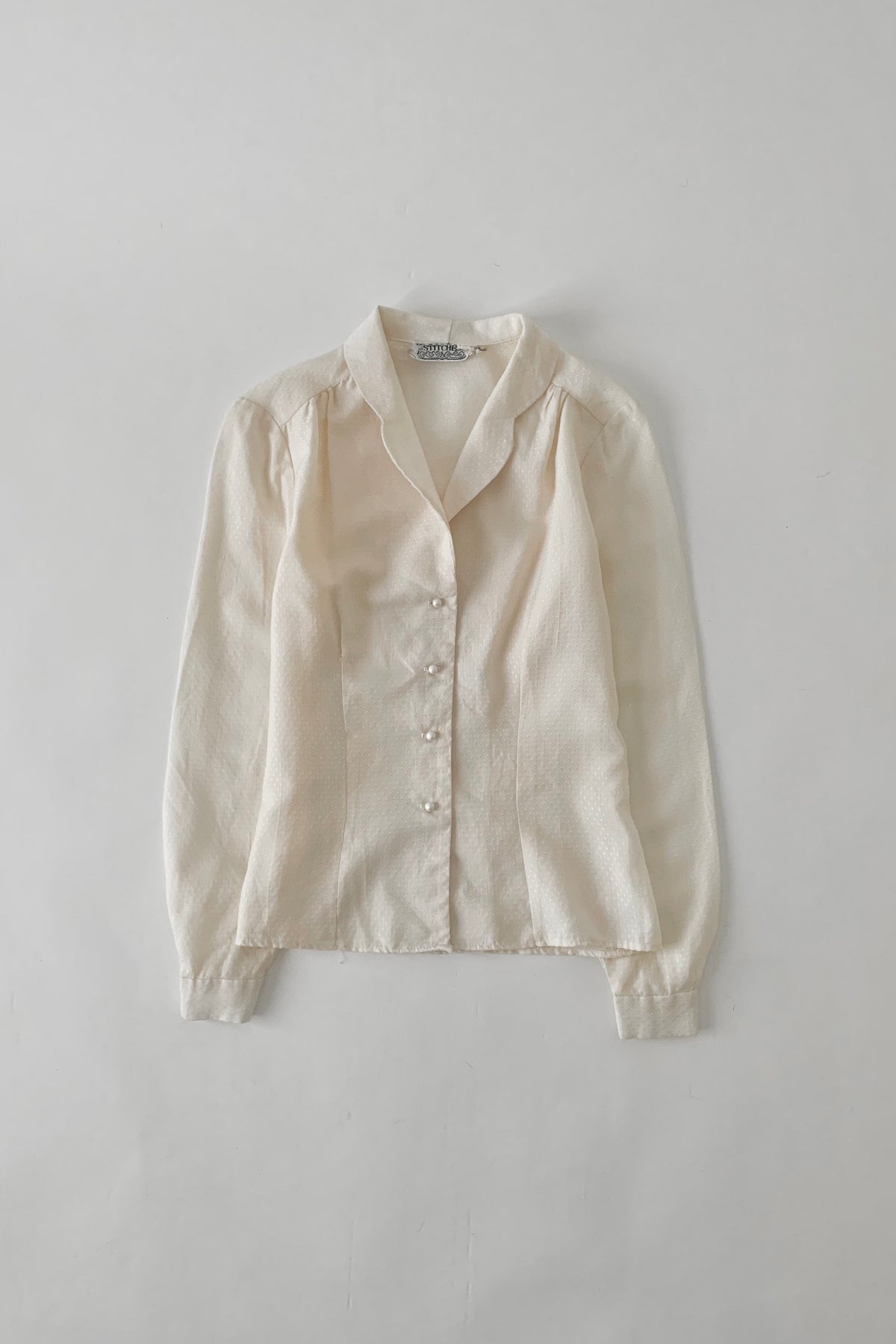 pale beige dot shirt
