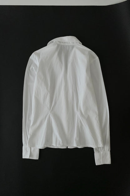 Italy white design shirt jacket