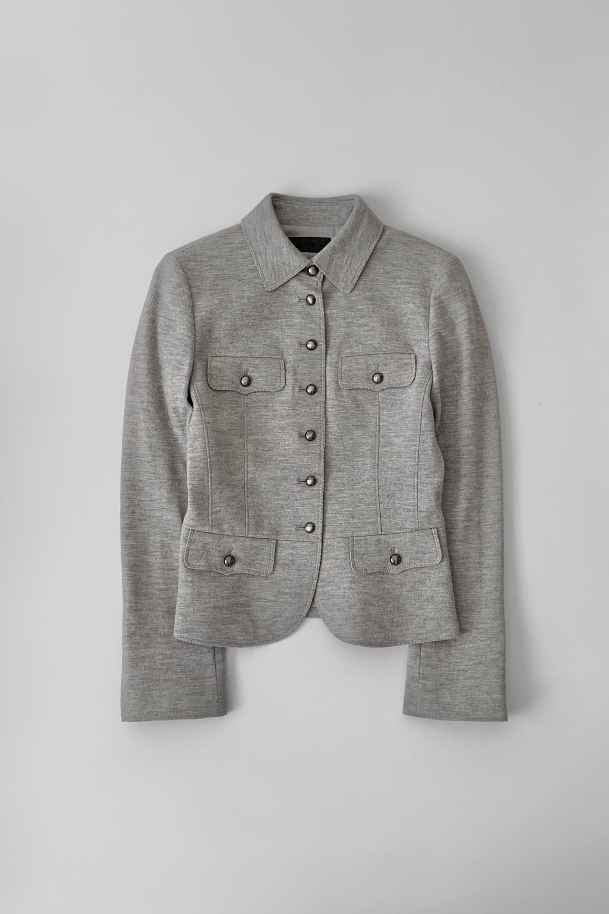 light gray wool jacket