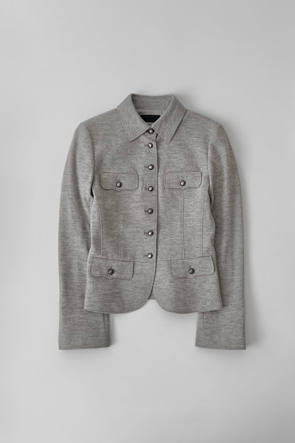 light gray wool jacket
