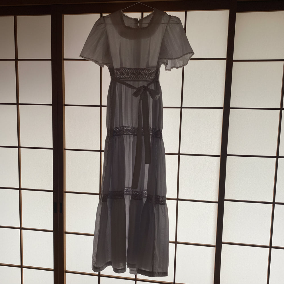 vintage chiffon dress