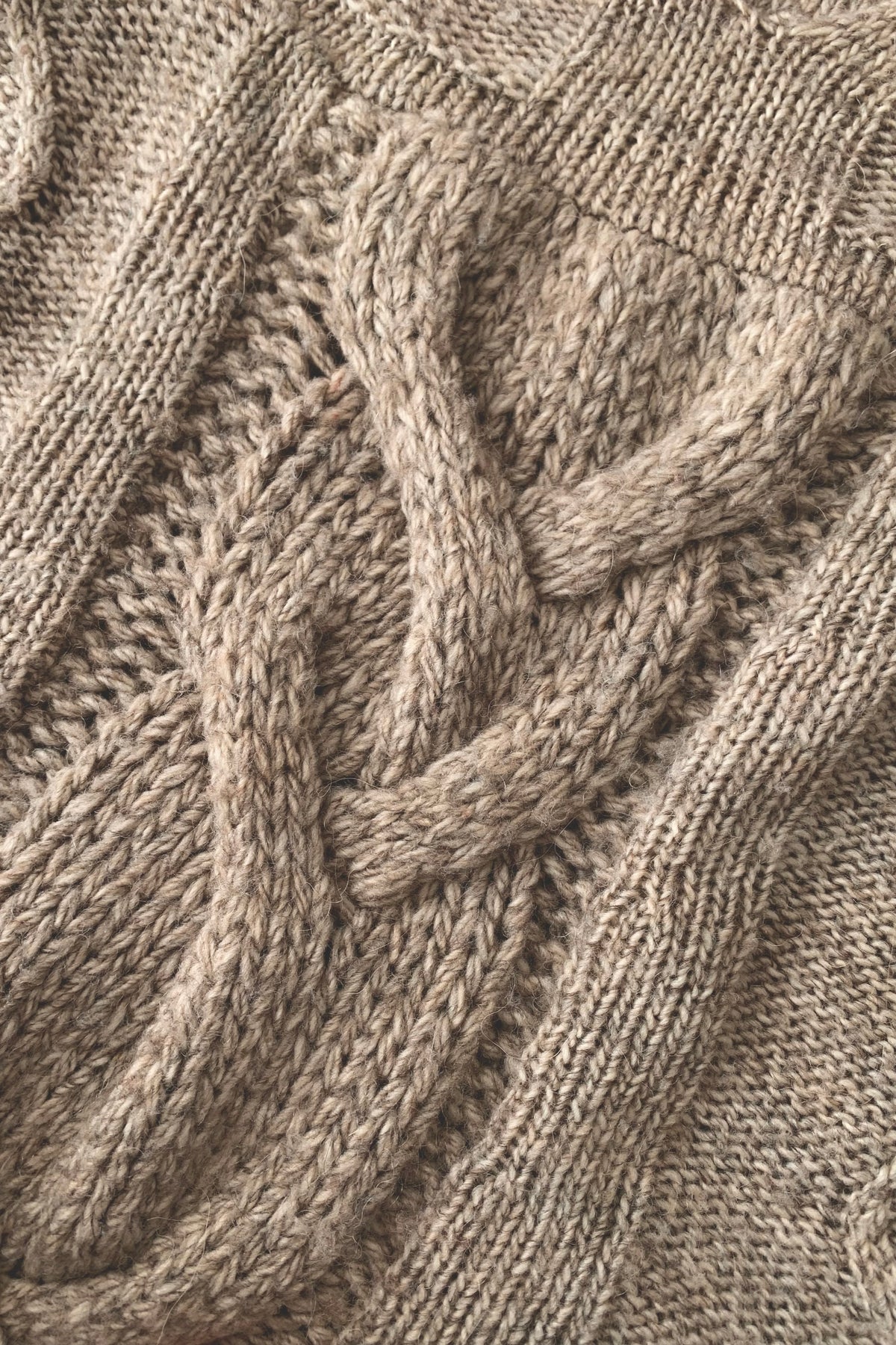 light brown low gauge knit dress