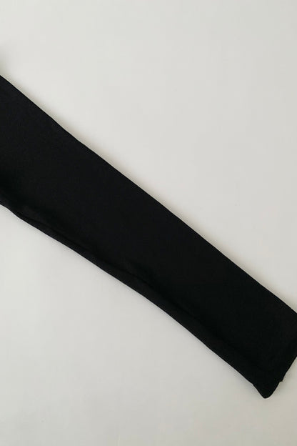 black stretch long sleeves