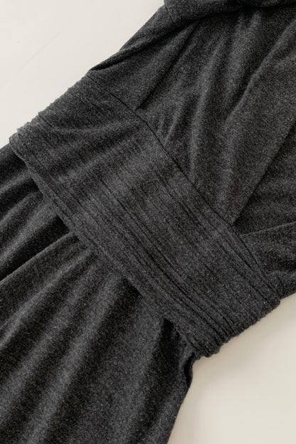 U.K. gray gather design dress