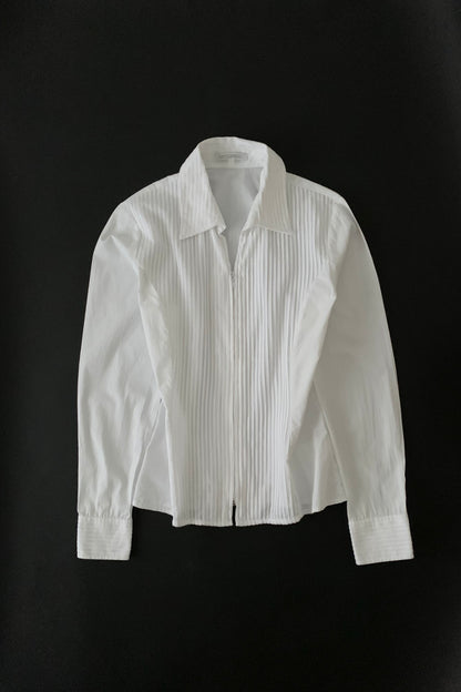 Italy white design shirt jacket