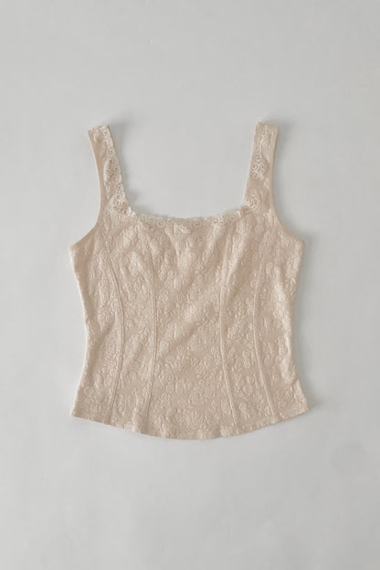 Canada pink jacquard camisole