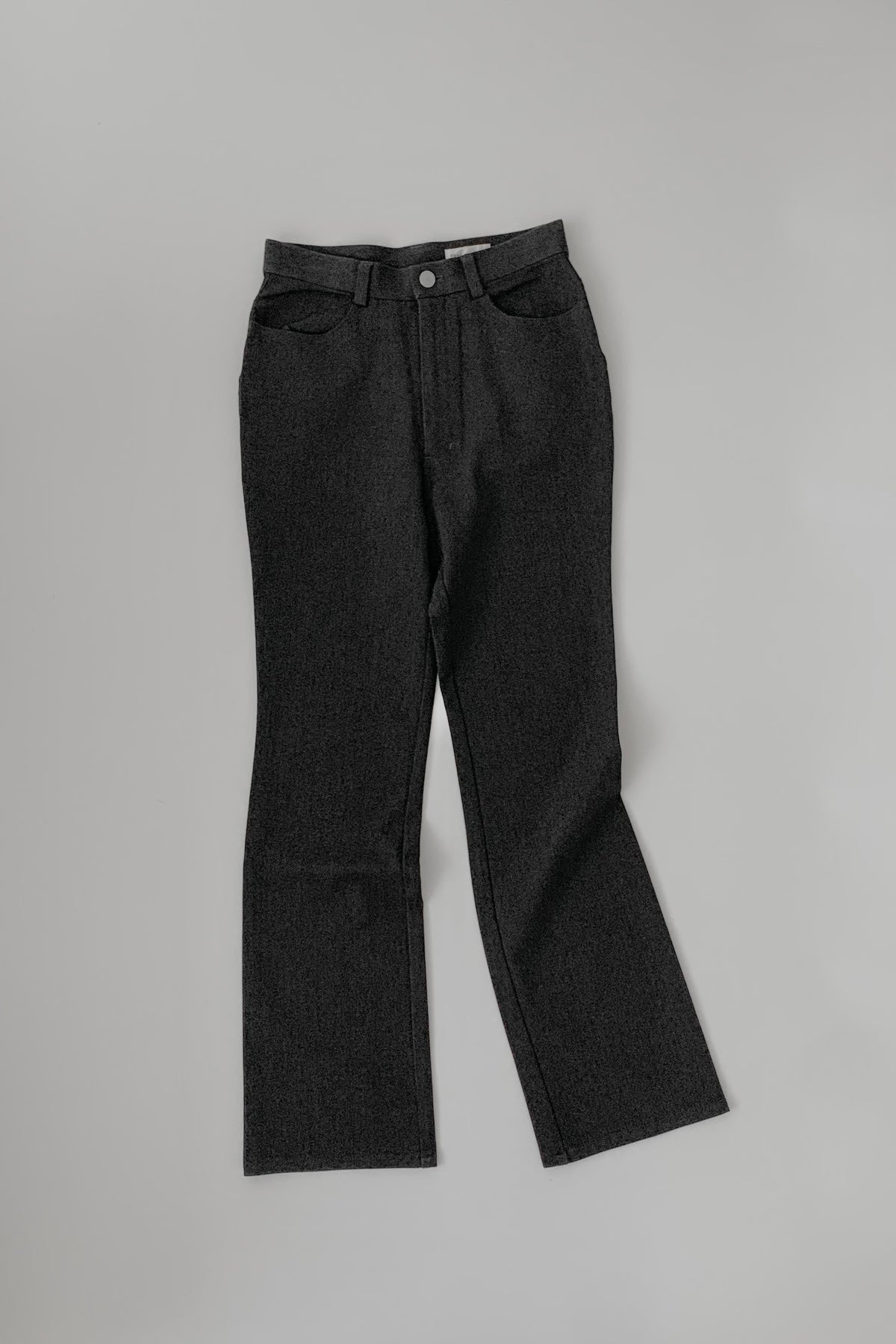 dark gray stretch pants