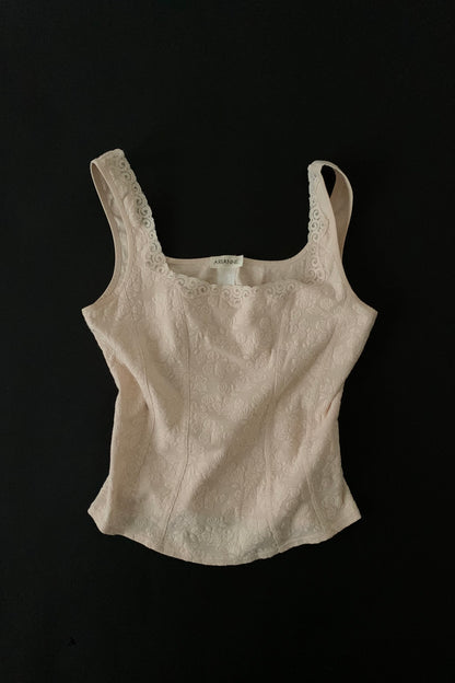 Canada pink jacquard camisole