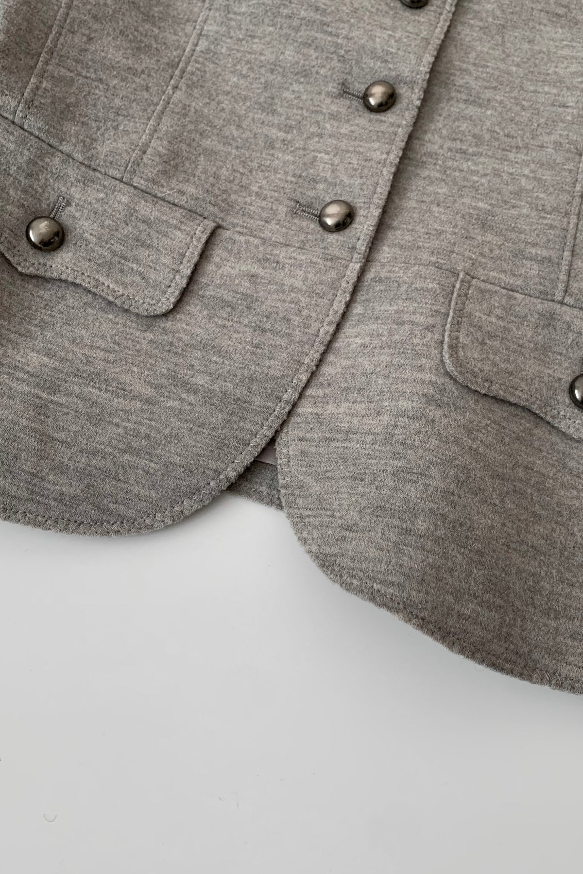 light gray wool jacket