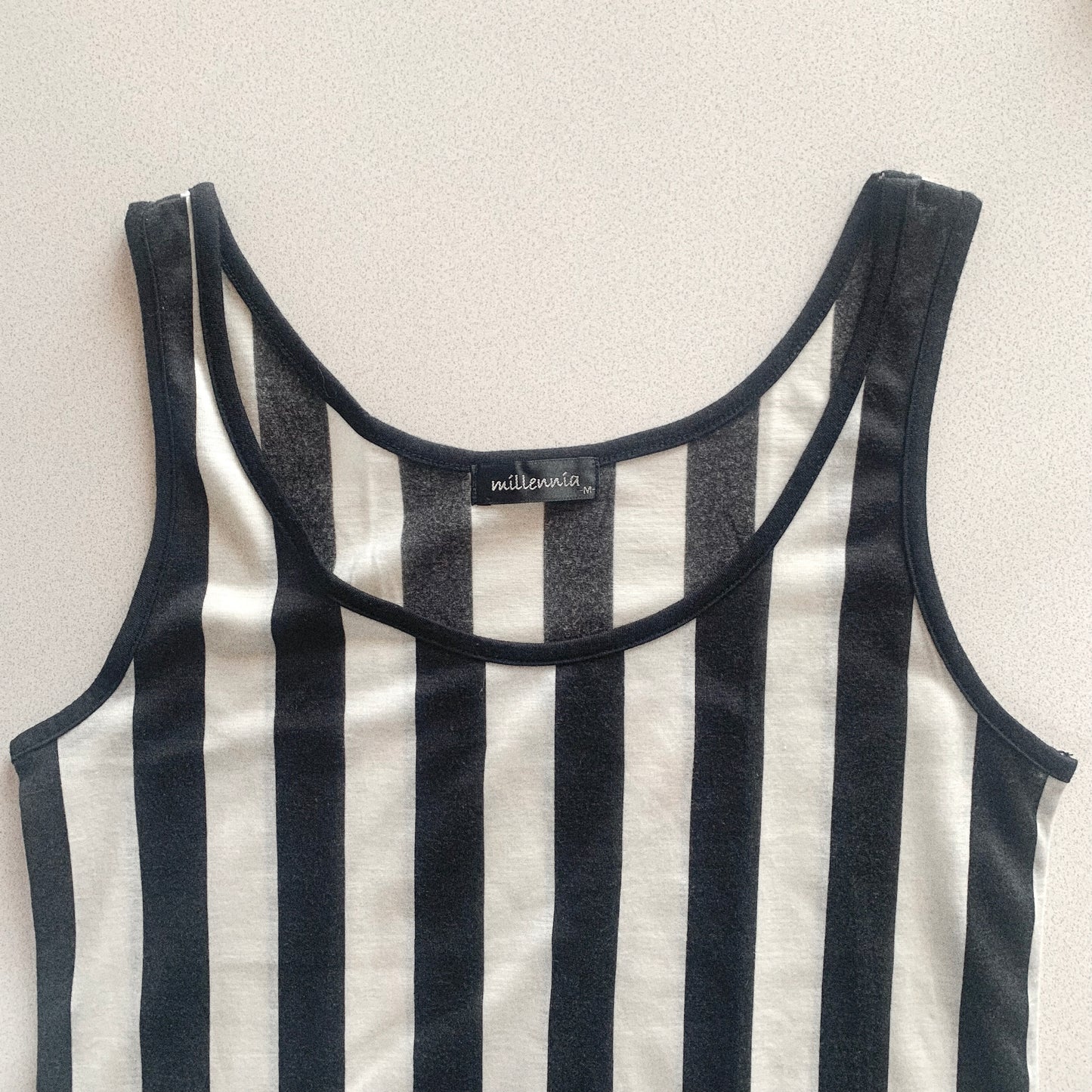 bi-color stripe tunic