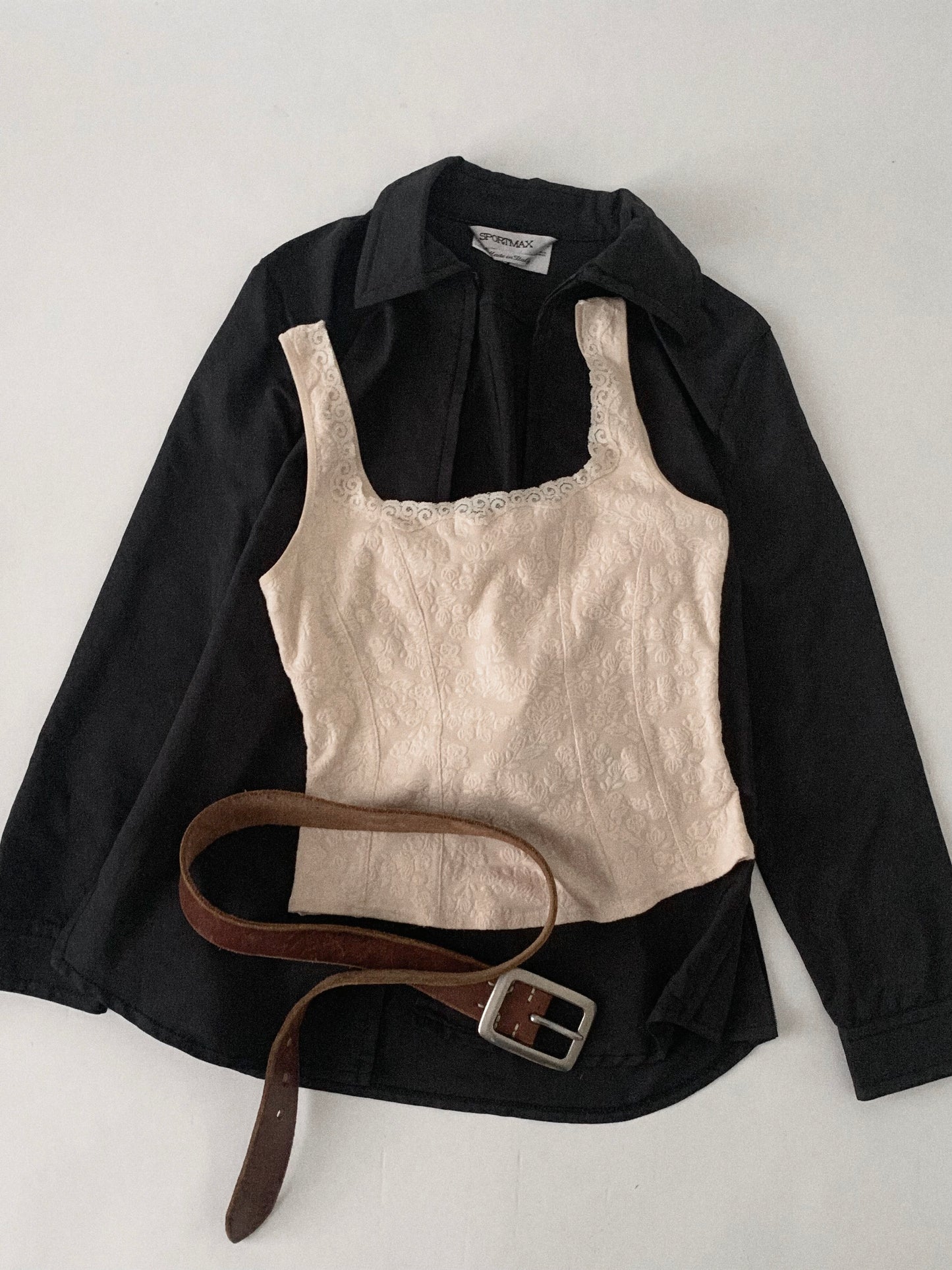 Canada pink jacquard camisole