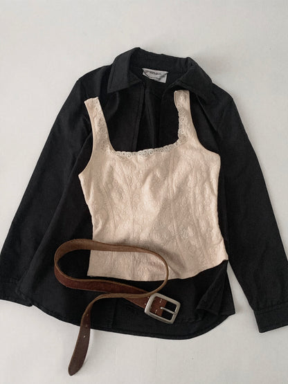 Canada pink jacquard camisole
