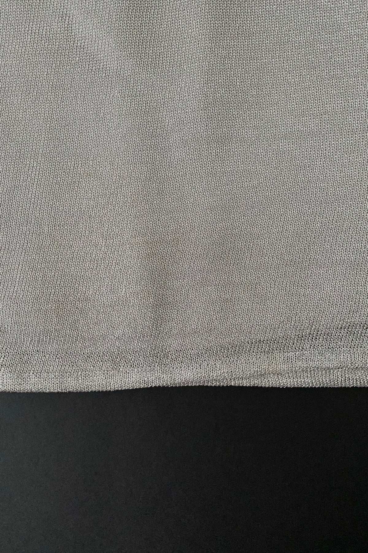 Italy silver summer knit skirt