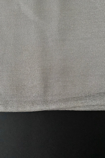 Italy silver summer knit skirt