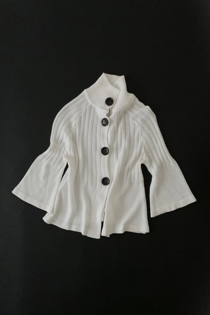 black buttons kint poncho