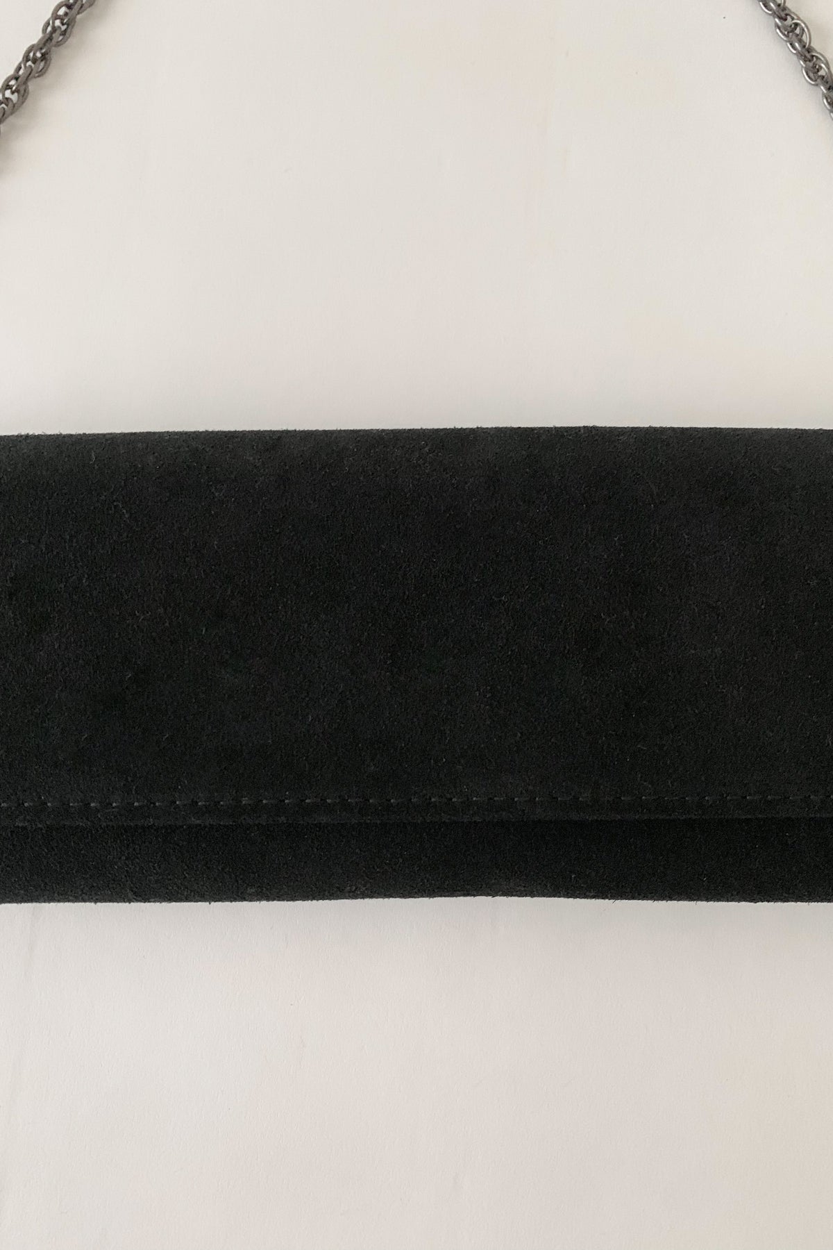 Italy black ring chain bag