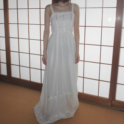 ivory vintage lace dress