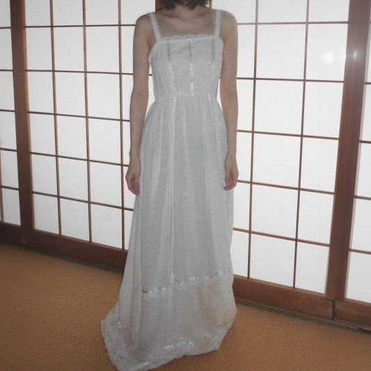 ivory vintage lace dress