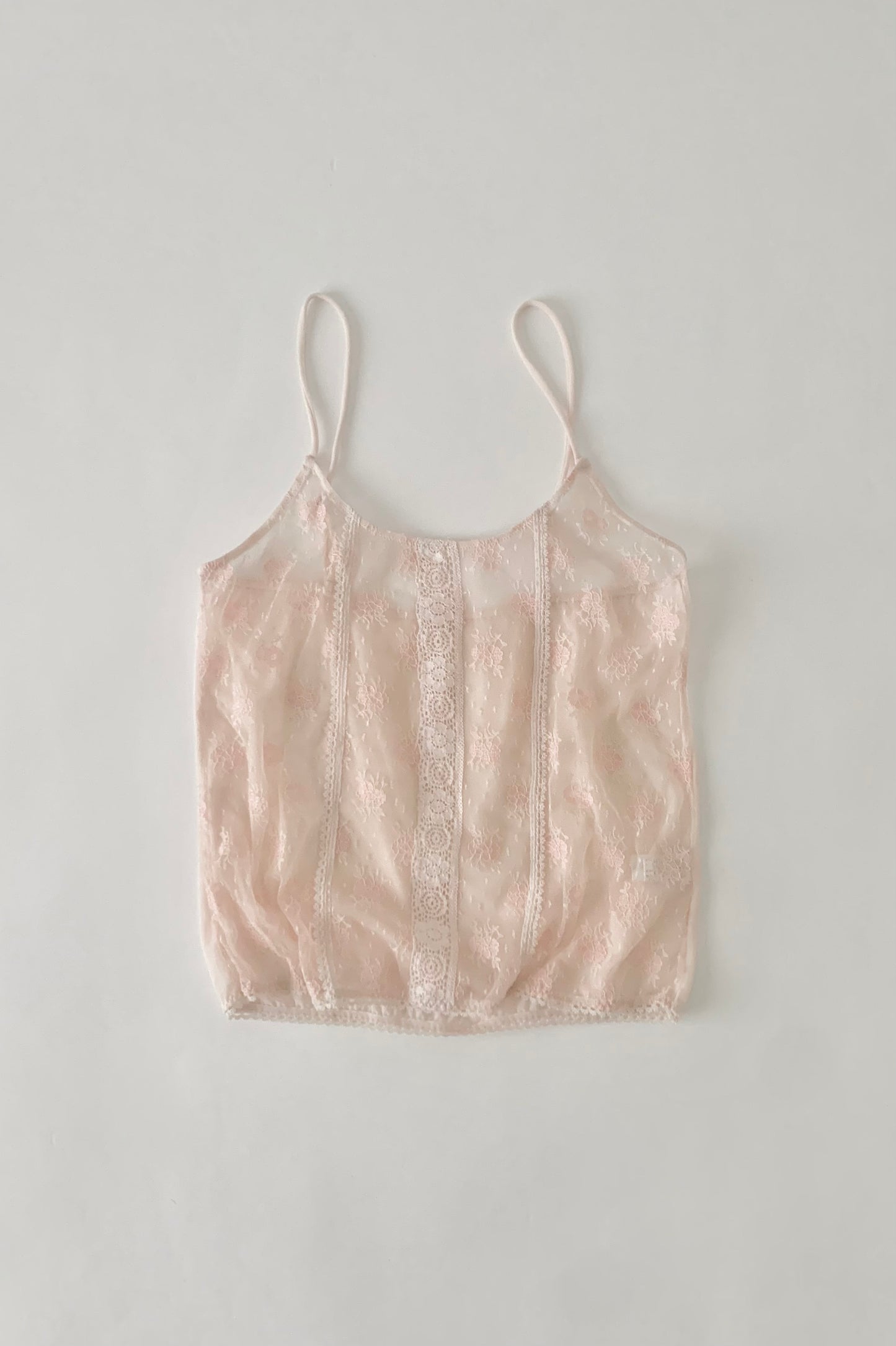 Chloe pink lingerie camisole
