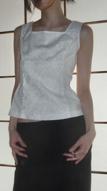 lace design tops