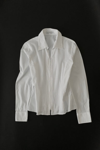 Italy white design shirt jacket