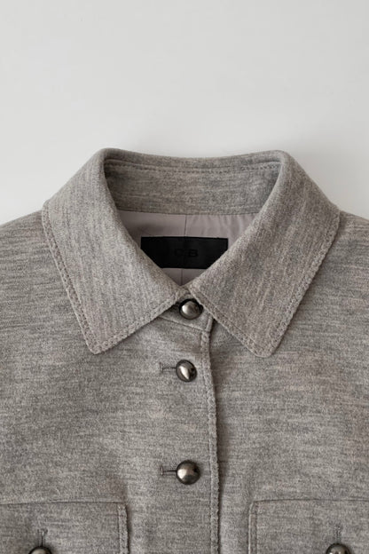 light gray wool jacket