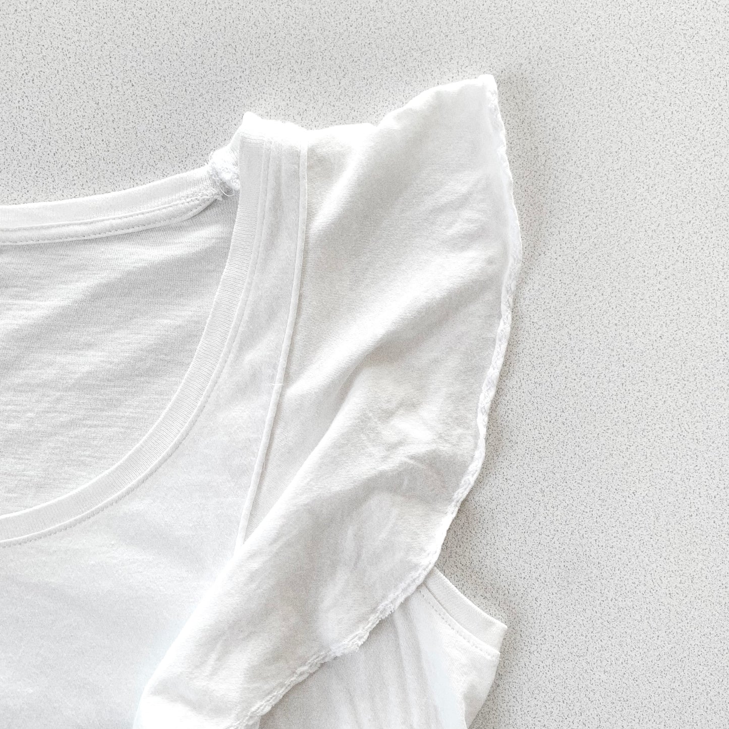 DIESEL white frill tunic