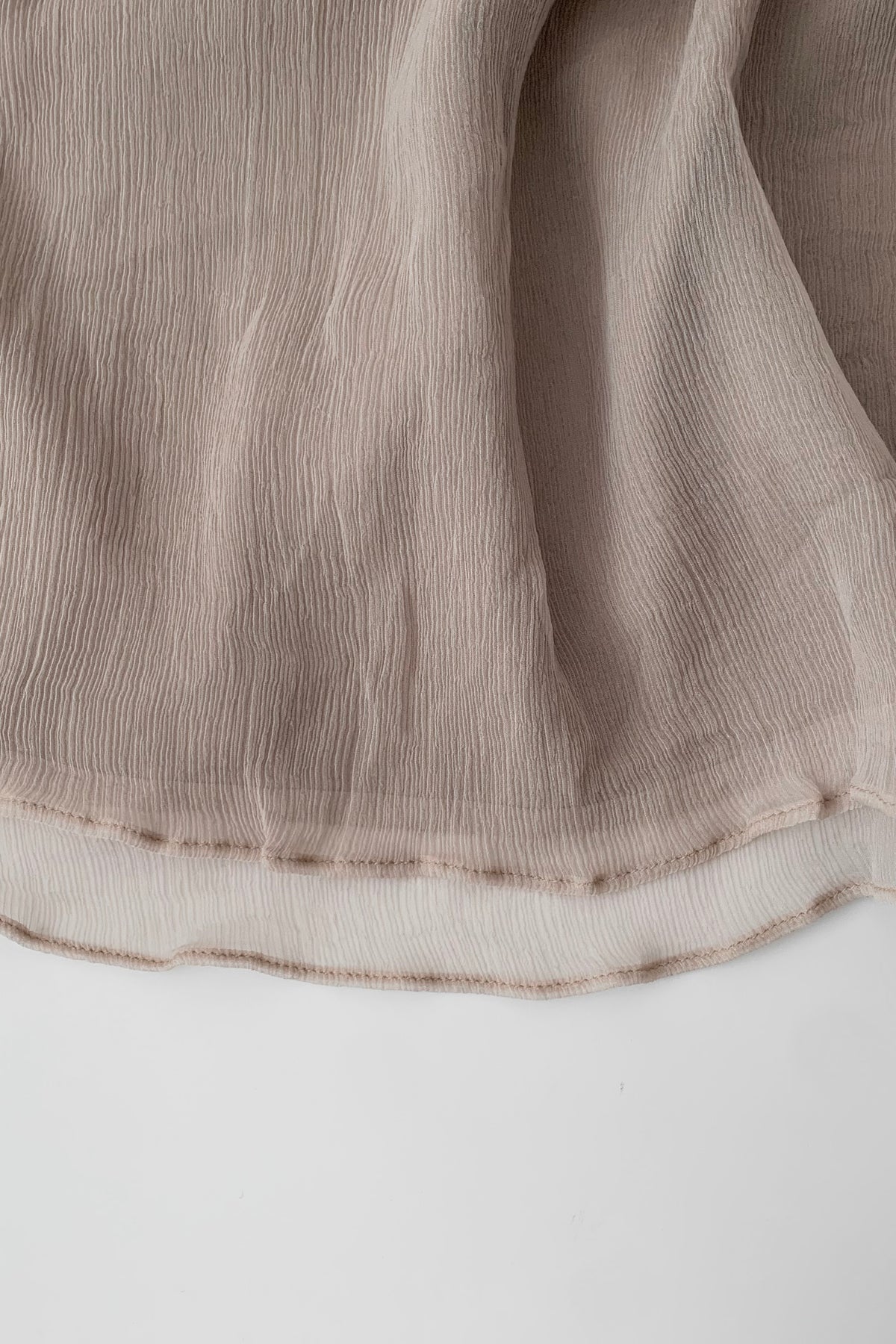 dusty beige flare cami dress