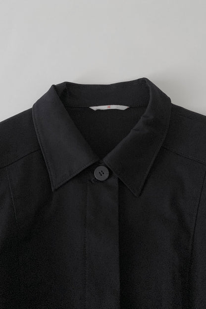 dark purple buttons jacket