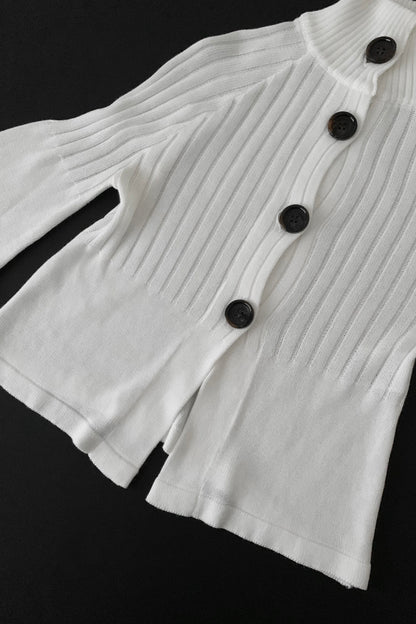 black buttons kint poncho