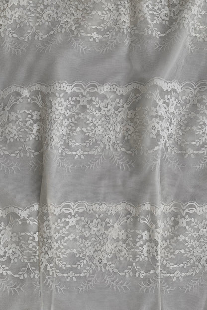 usa ivory lace see-through dress
