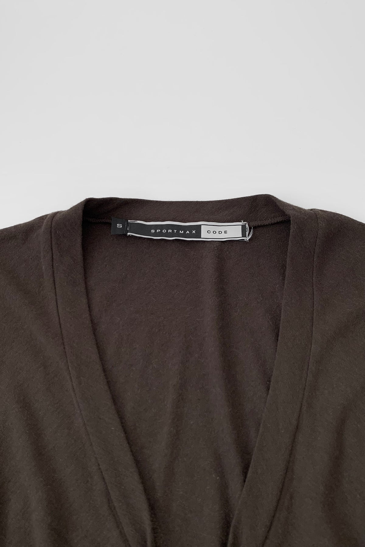 khaki brown v neck puff sleeve tops