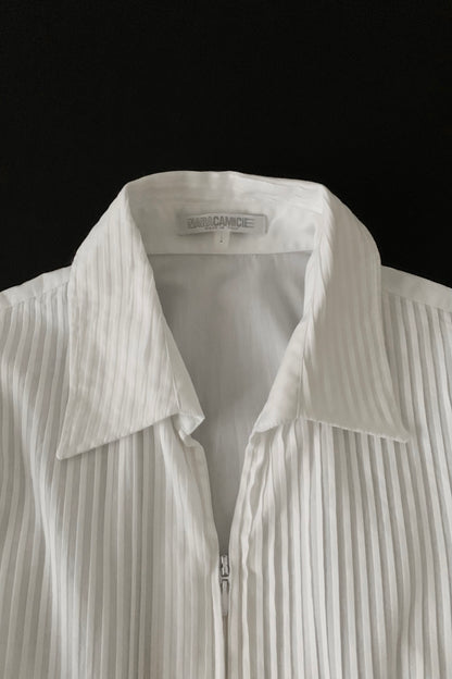 Italy white design shirt jacket