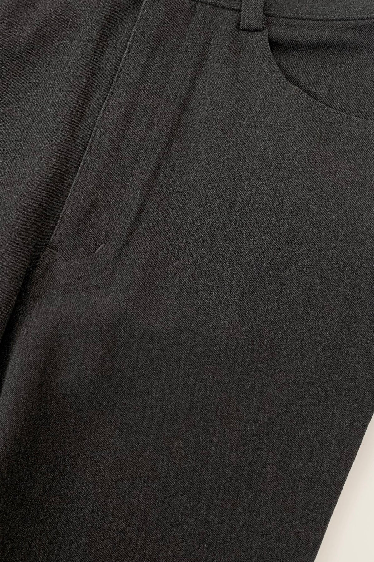 dark gray stretch pants