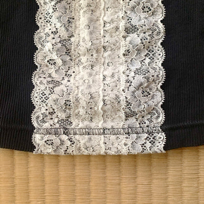 bi-color lace camisole