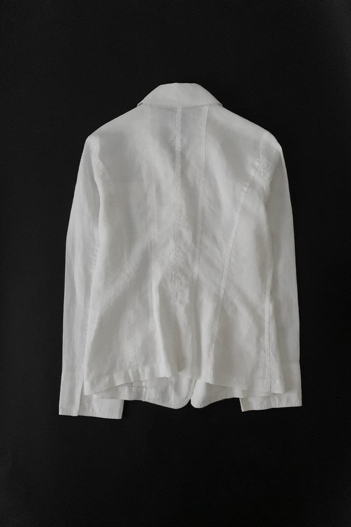 white linen light jacket