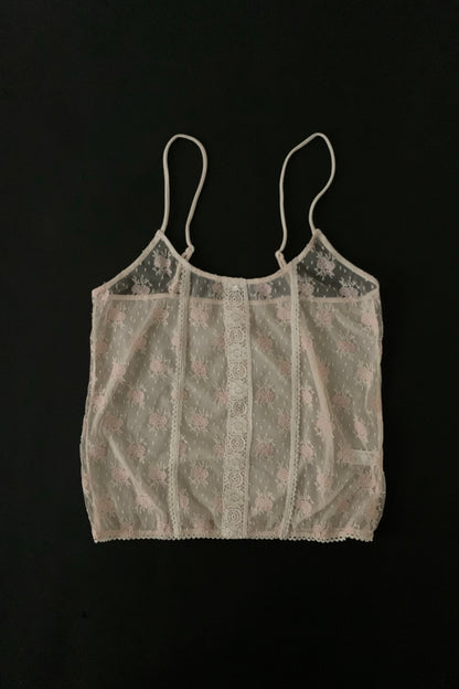 Chloe pink lingerie camisole