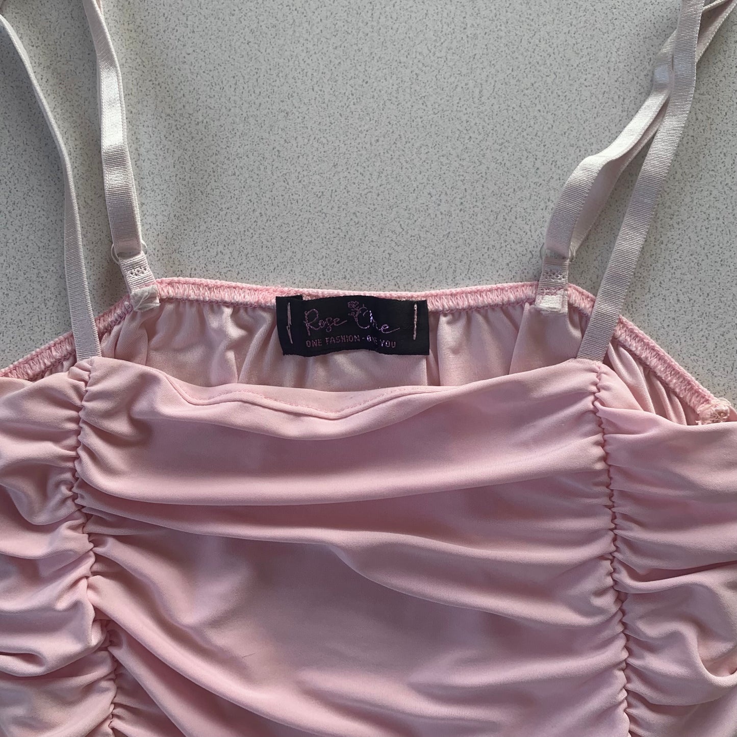 UK pink gather body suits
