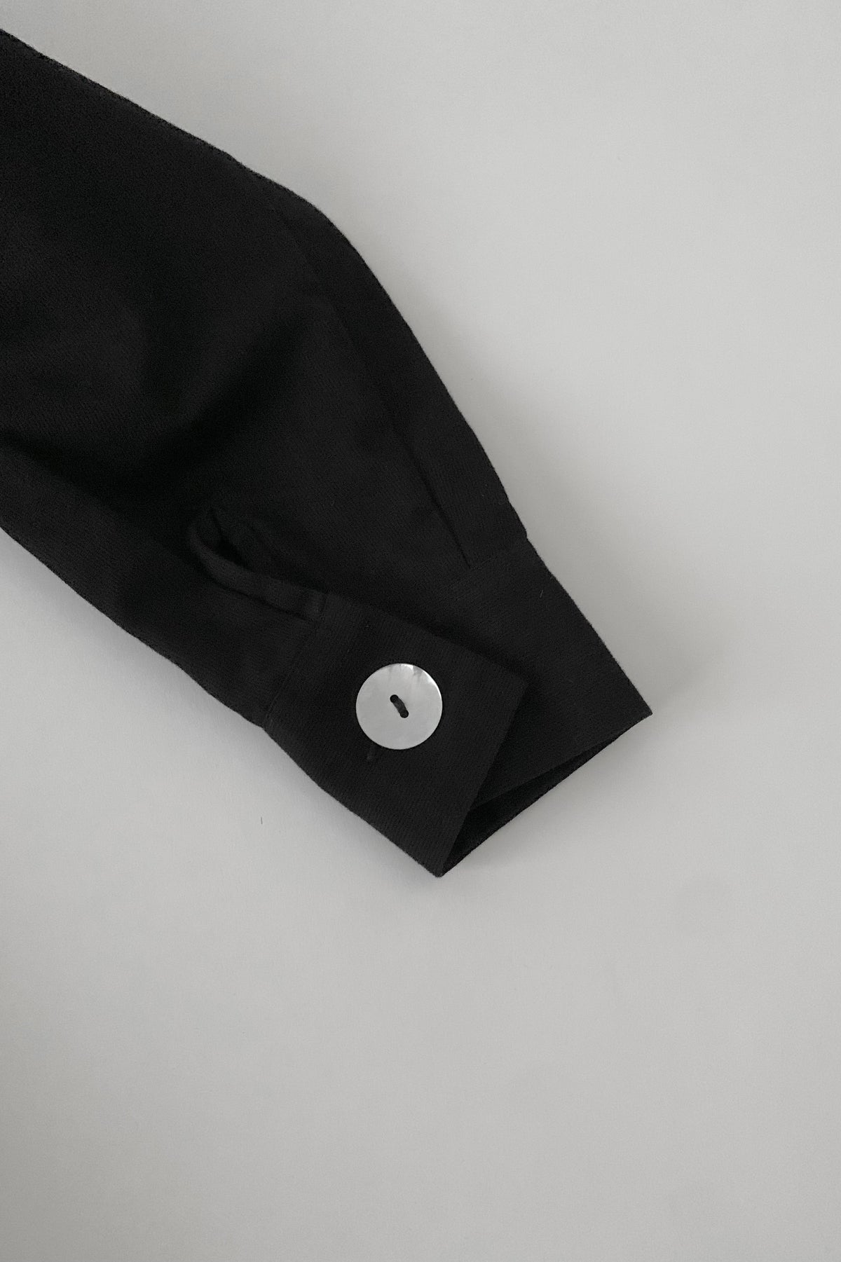 France black over sized coat