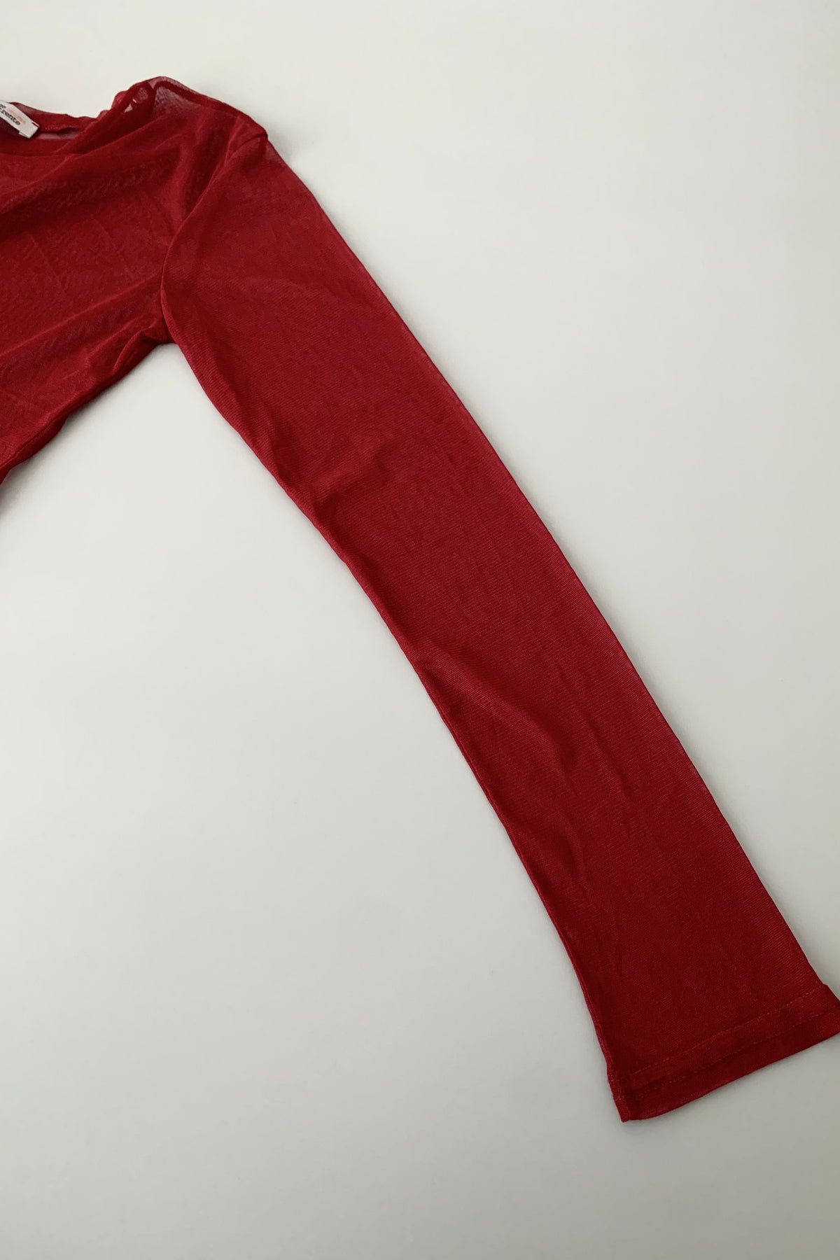 France red sheer tops