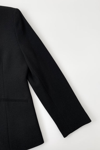 black classic tailored jacket
