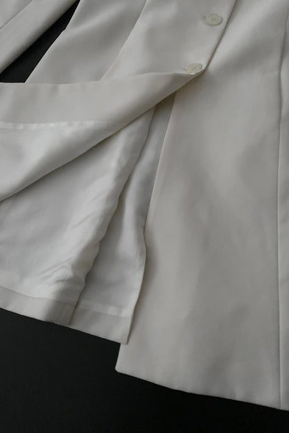 France white classic long coat