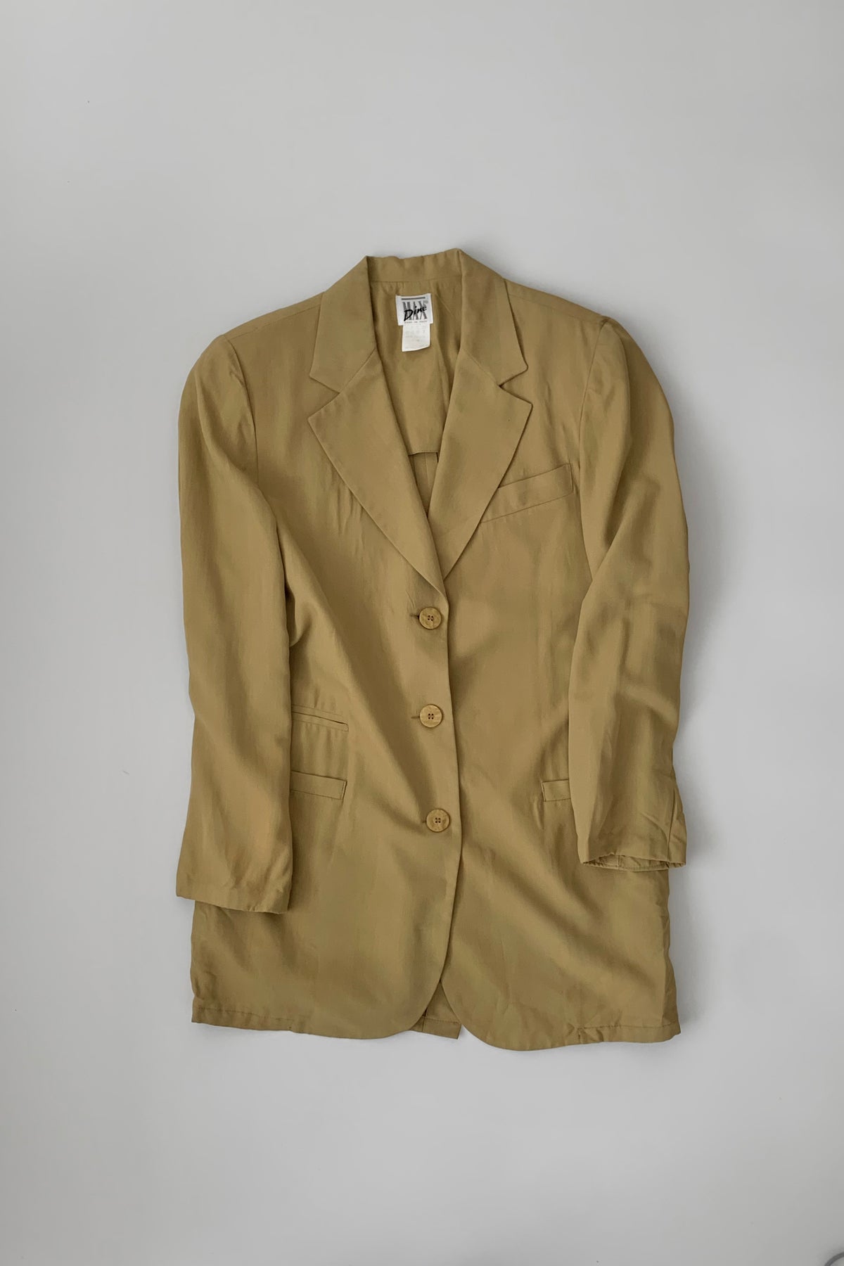 Italy dusty yellow long jacket